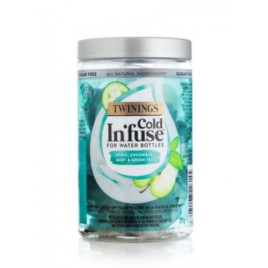 Twinings Cold In'Fuse Apple, Cucumber, Mint & Green Tea 12 Infusers