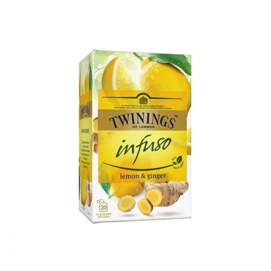 Twinings Tea Infuso Lemon & Ginger Limon Zencefil Bitki çayı 30g