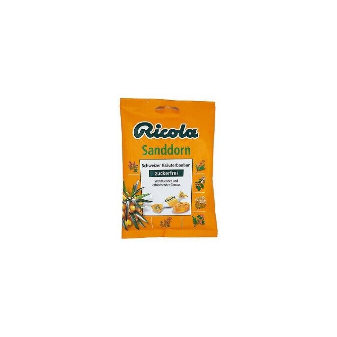 Ricola Sanddorn Zuckerfrei Şekersiz Bonbon 75 gr