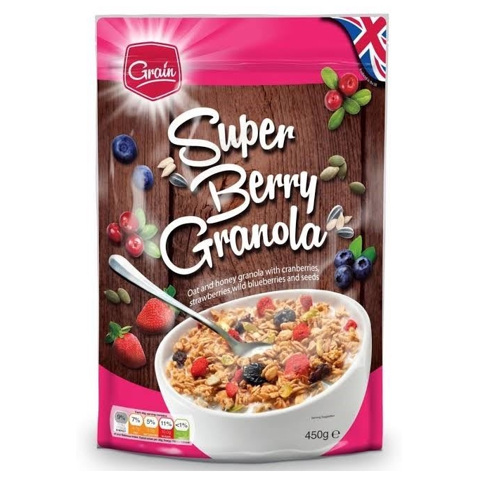 Grain Super Berru Granola Meyveli Musli 450gr