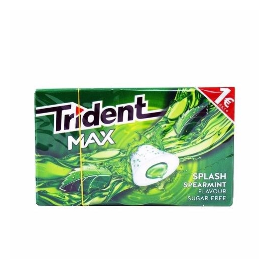 Trident Max Splash Spearmint Dolglu Sakız  22gr