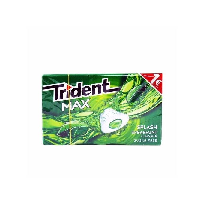 Trident Max Splash Spearmint Dolglu Sakız  22gr