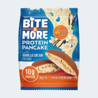 Bite & More Vanilla Flavored Cream Filling Protein Pancake 50g