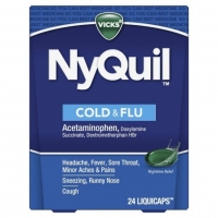 Vicks NyQuil Cold & Flu Nighttime Relief LiquiCaps - 24ct