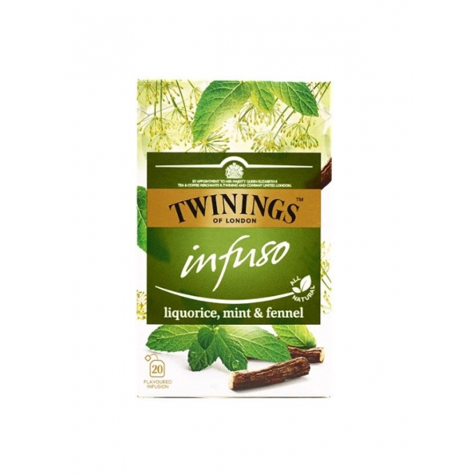 Twinings İnfuso Liquorice  Mint Fennel 20 Pieces 40 g