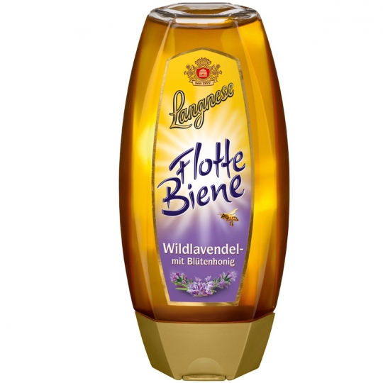 Langnese Flotte Biene Wildlavendel-Mit Blütenhonig 250g