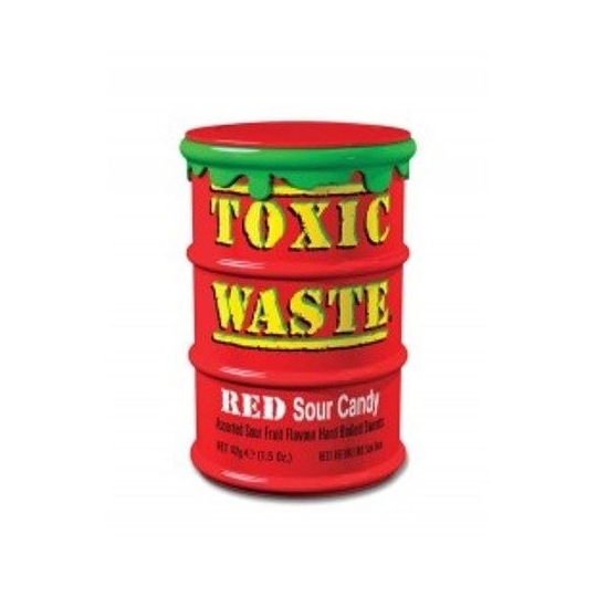 Toxic Waste Red Sour Candy 42 gr