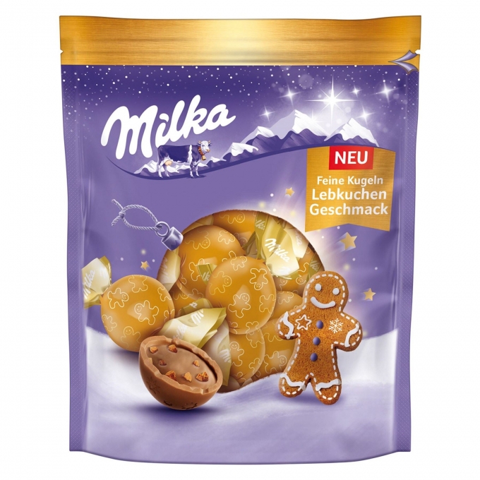 Milka Feine Kugeln Lebkuchen Geschmack  90g