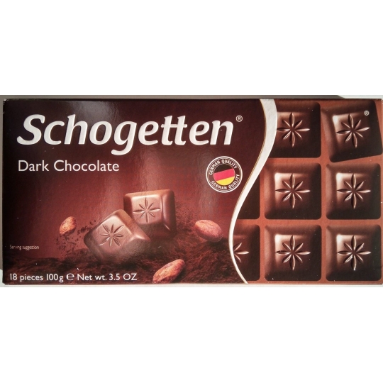 Schogetten Dark çikolata 100gr Kısmet Şarküteri