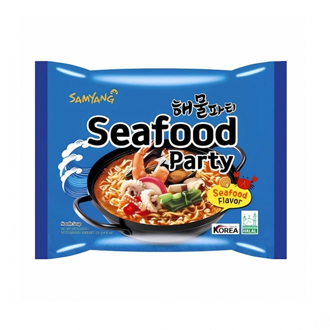 Samyang Seafood Party - Seafood Flavour Ramen 125g