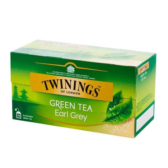 Twinings Green Tea Early Grey 25 Bardak