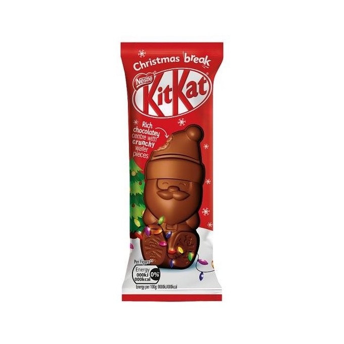 Nestle KitKat Noel Baba Figürü Sütlü Çikolata 29gr Kısmet Şarküteri