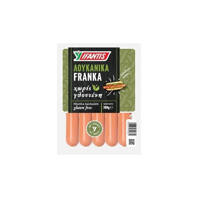 Ifantis franka sausages 300gr domuz eti ihtiva eder