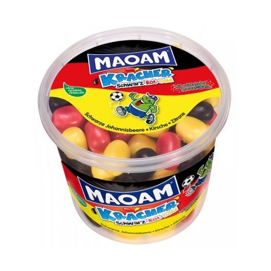 MAOAM Schwarz-Rot-Gold Kracher 600g