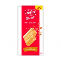 Lotus Biscoff White Chocolate with Biscoff Cream 180g