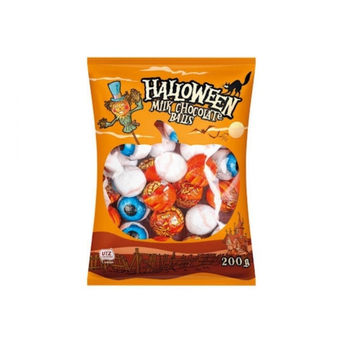 Halloween Milk Chocolate Balls 200g