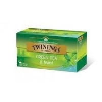 Twinings  Green Tea & Mint 25 Bardak