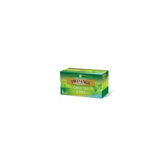 Twinings  Green Tea & Mint 25 Bardak