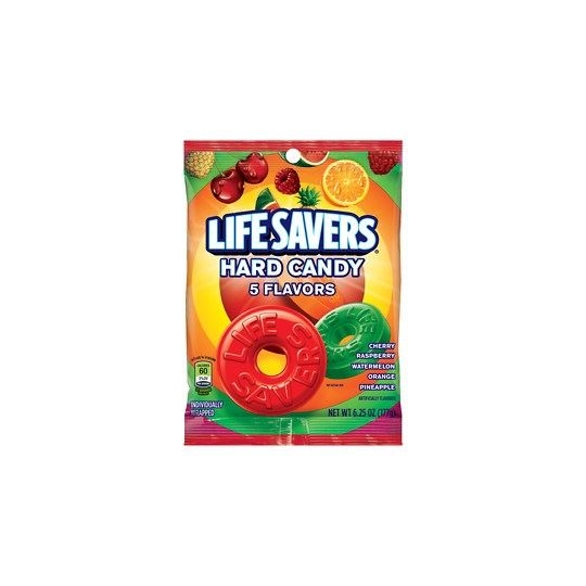 Life Savers 5 Flavors Hard Candy Bag  177gr