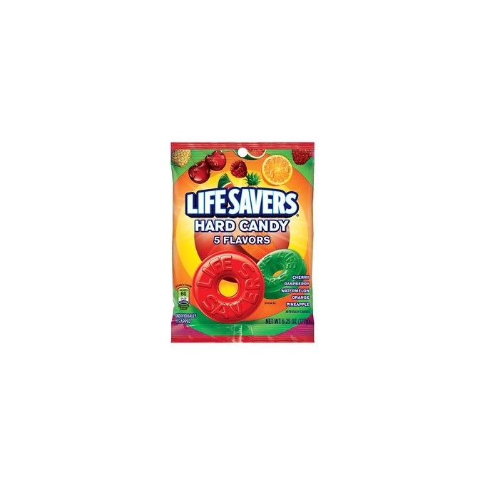 Life Savers 5 Flavors Hard Candy Bag  177gr