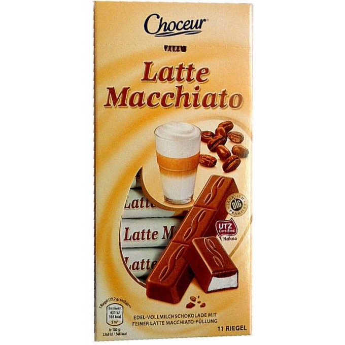 Choceur Latte Macchiato 11 Riegel Çikolata 200grMenşei Almanya
