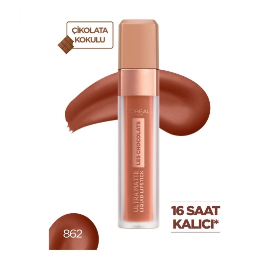 L'Oréal Paris Les Chocolats Likit Mat Ruj 862 Volupto Ch