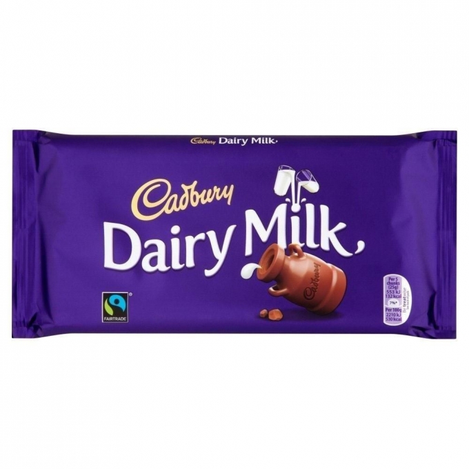 Cadbury Dairy Milk Sütlü Çikolata 200g Kısmet Şarküteri