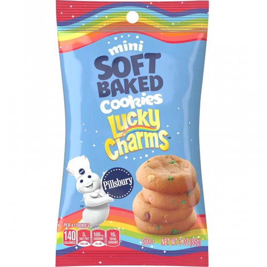 Pillsbury Mini Soft Baked Lucky Charms Cookies 85g