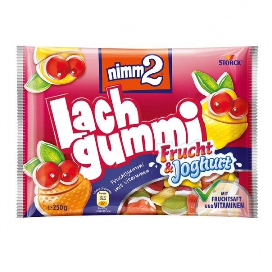 Nimm2 Lachgummi Frucht&Joghurt Dolgulu Şekerleme 250g