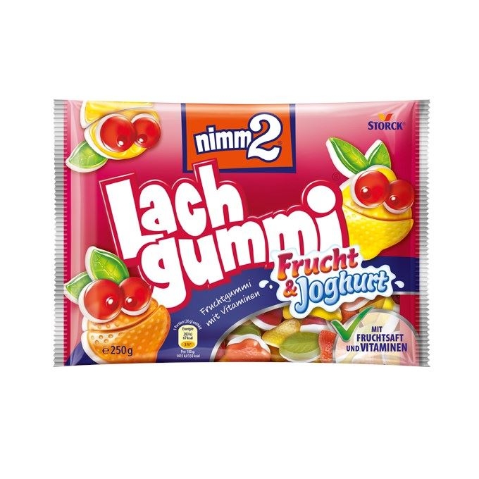 Nimm2 Lachgummi Frucht&Joghurt Dolgulu Şekerleme 250g