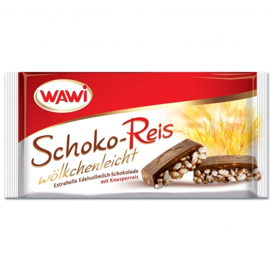 WAWI Schoko-Reis Çikolatalı Pirinçli Çıtır Bar Sütlü Çikolata 200g