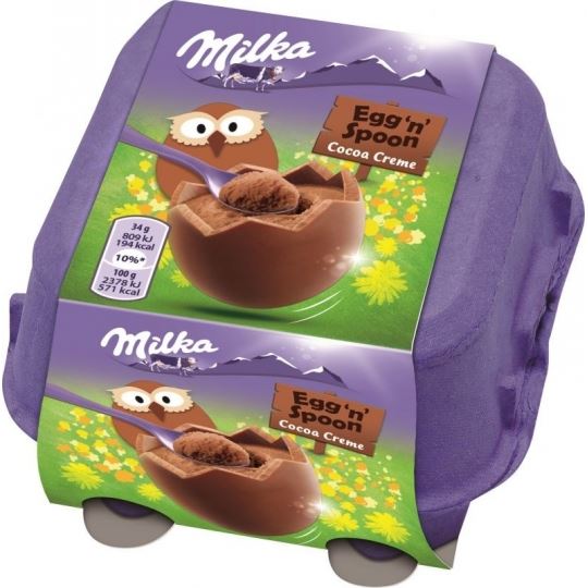 Milka Egg'n'Spoon Yumurta Çikolata 136g Kısmet Şarküteri