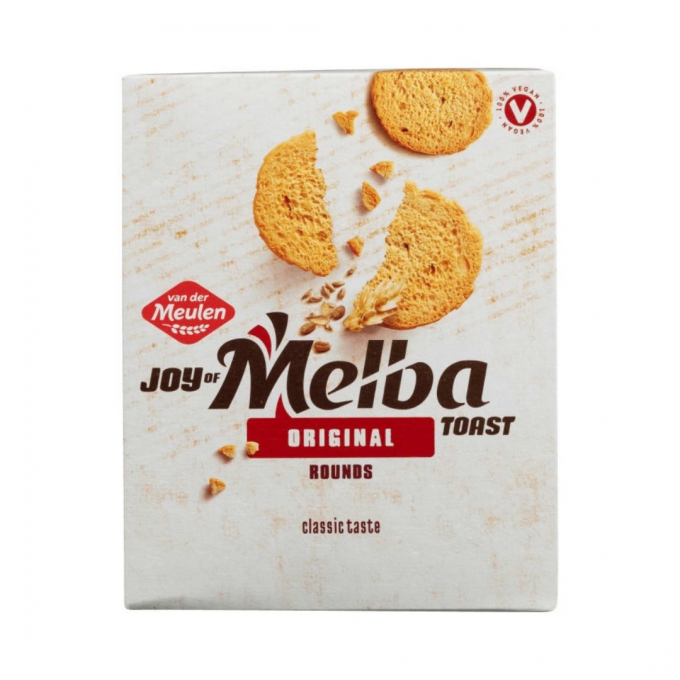 Van Der Meulen Joy Of Melba Original Toast Rounds 110g