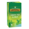 Twinings  Green Tea & Mint 25 Bardak