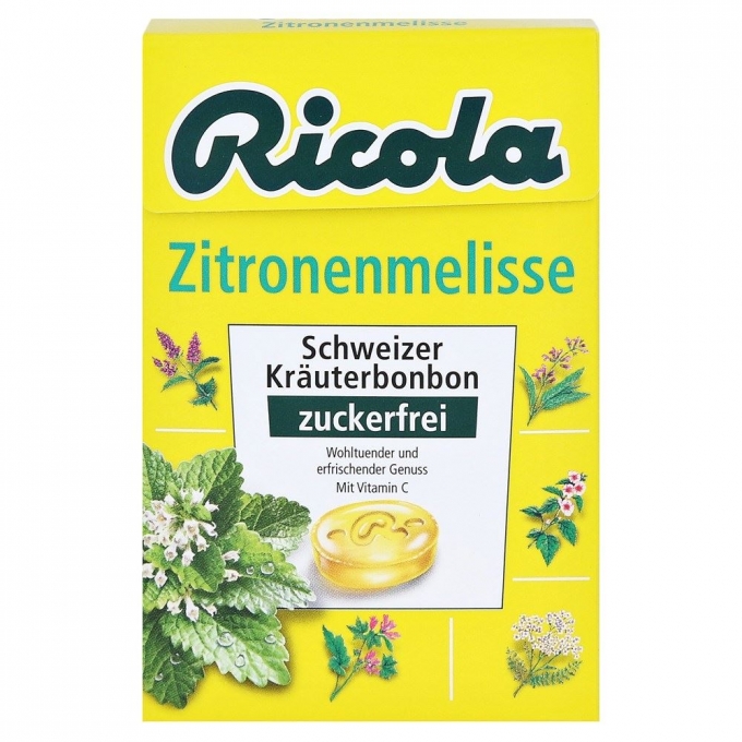 Ricola Bonbon, Zitronenmelisse Şekerleme 50g