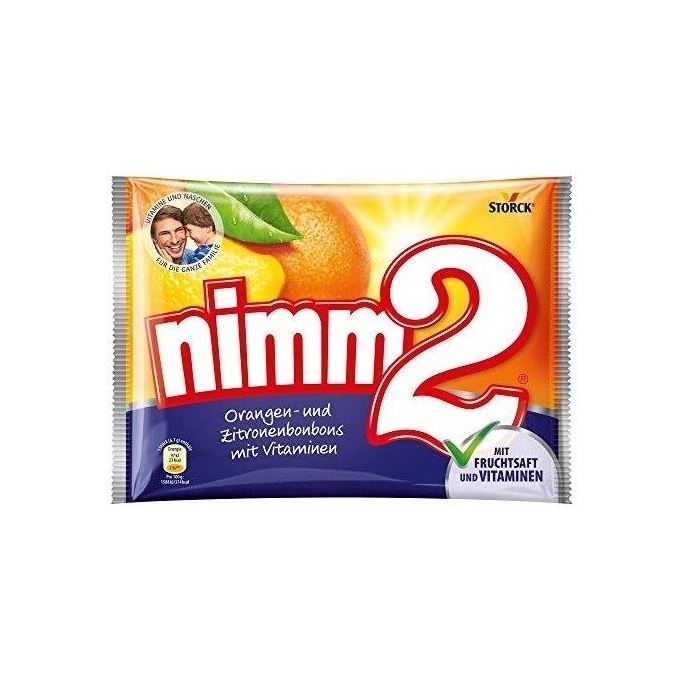 Nimm2 Orangen Und Portakallı ve Limonlu Şeker 90gr 