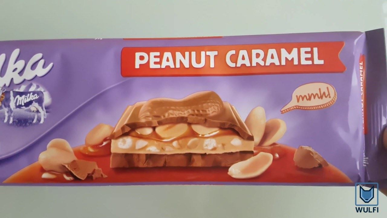 Milka Peanut Caramel 276gKaramelli Yer Fıstıklı Sütlü Çikolata