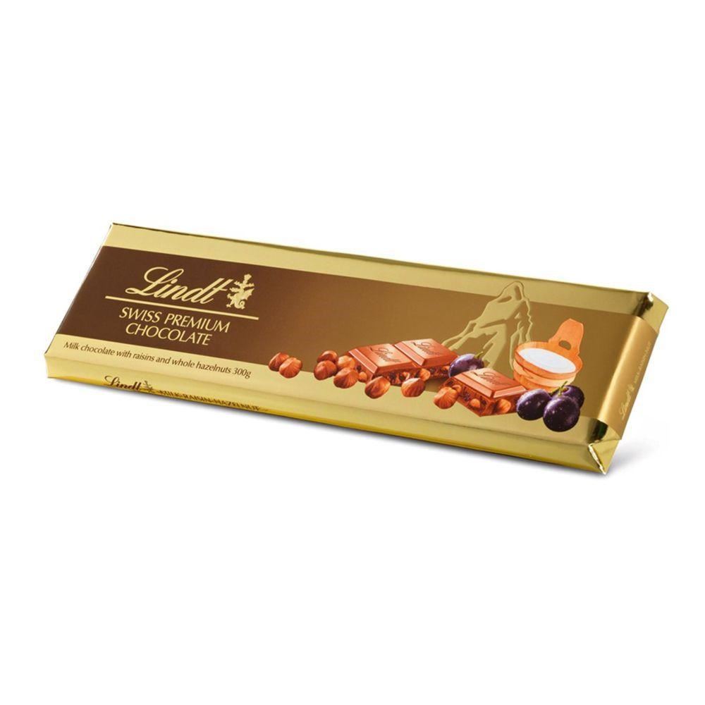 Lindt Premium Chocolate Raisin Hazelnut 300 G Kısmet Şarküteri 8570