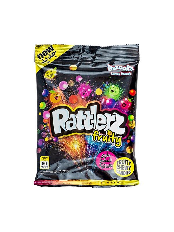 Bazooka Rattlerz Fruity Chewy Candies 120 G | Kısmet Şarküteri