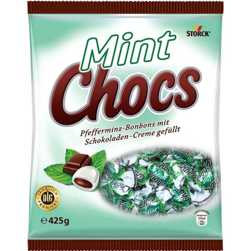 Storck Mint Chocs Çikolata Kremalı Nane Şekeri 425g Kısmet Şarküteri
