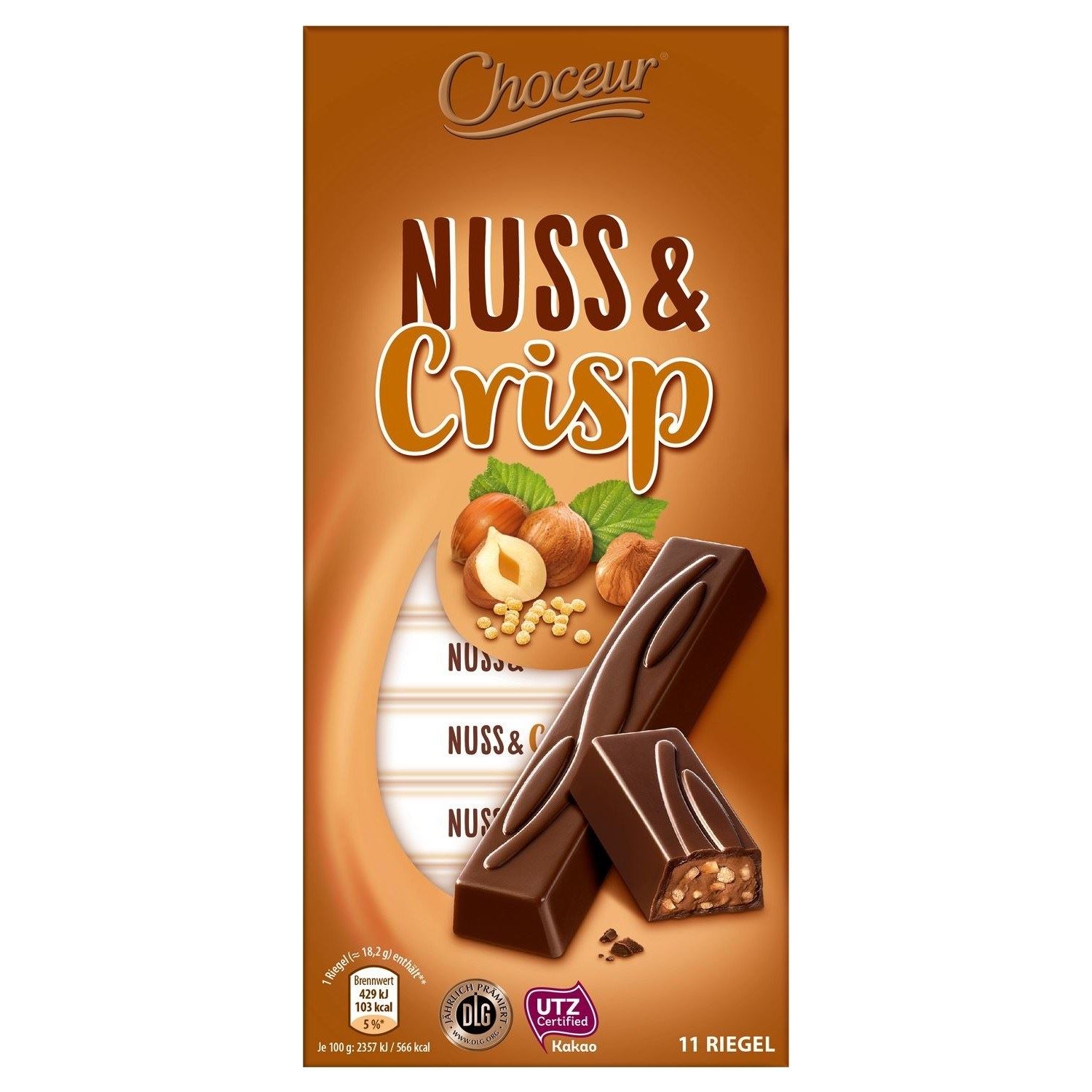 Choceur Nuss &amp; Crisp Fındık Ve Gevrek Çikolata 200g Kısmet Şarküteri