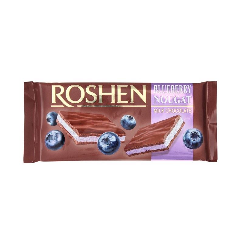 Roshen Blueberry Milk Chocolate 90gr YABAN MERSİNLİ ÇİKOLATA Kısmet