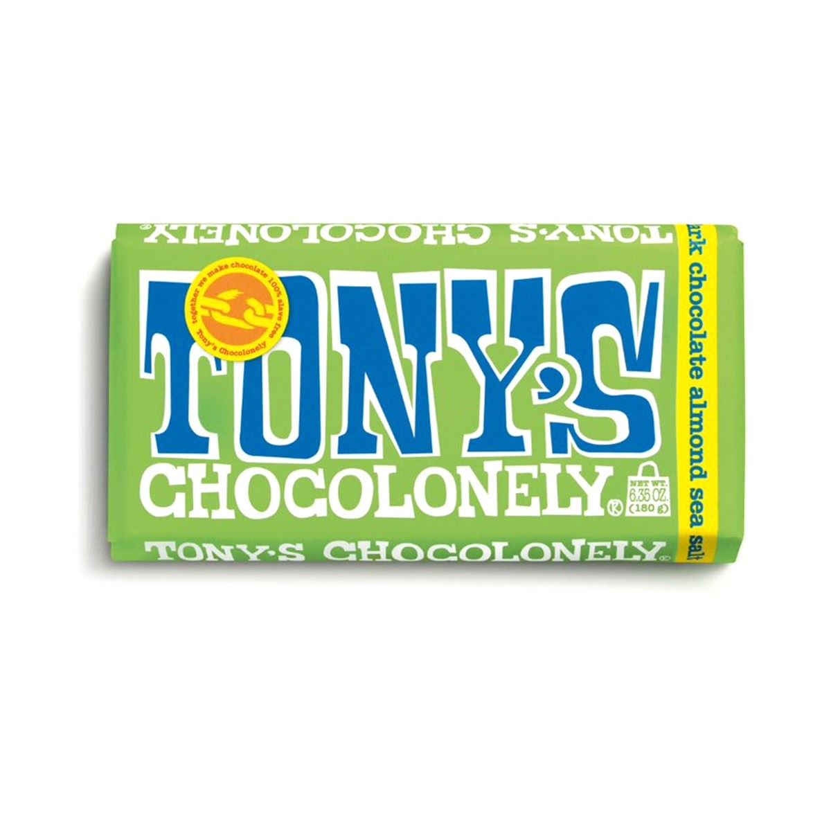 Tony's Chocolonely Bademli Ve Deniz Tuzlu Bitter Belçika Çikolatası