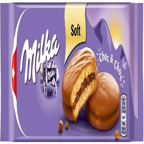 Milka Soft Choc &amp; Choc Çikolata Parçacıklı Kakao Dolgulu 150 Gr