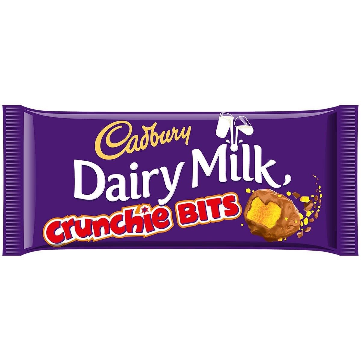 Cadbury Dairy Milk With Crunchie Bits Chocolate Bar 200g Kısmet